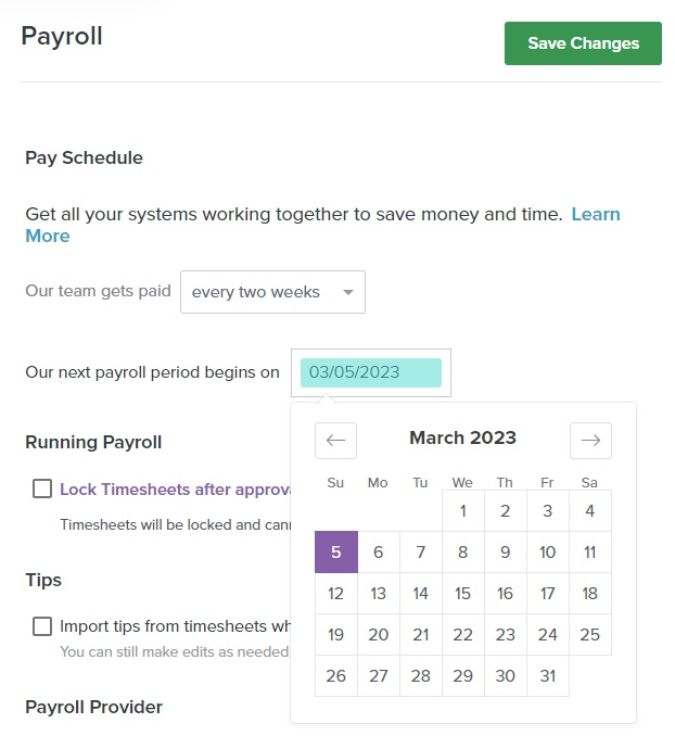 Biweekly Payroll