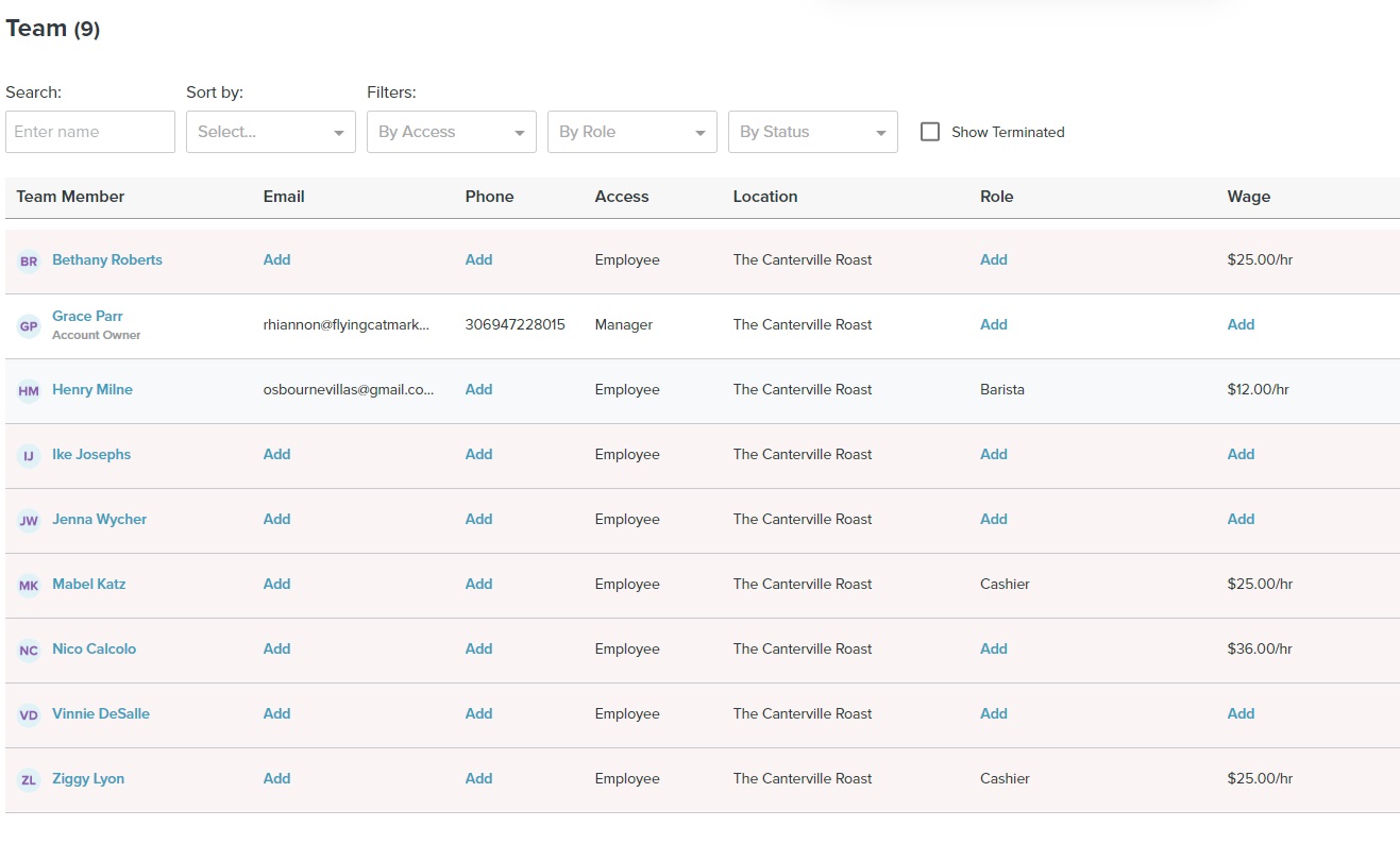 Homebase can bring various pay arrangements into one view